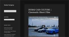 Desktop Screenshot of dubaisurgery.org